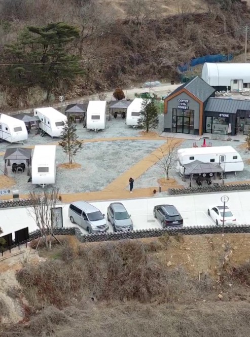 캠핑장 드론 촬영영상입니다..